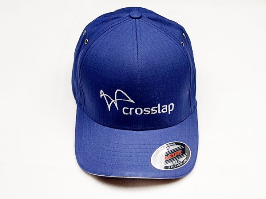 Crosslap Flex-Fit Cap - Blau