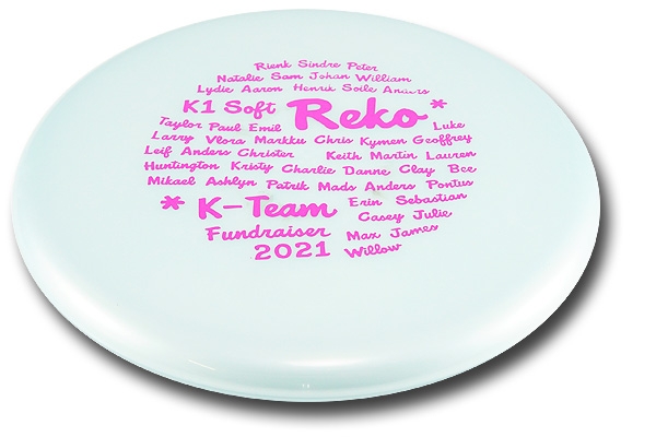 Kastaplast Reko K1 soft - Fundraiser Team Disc
